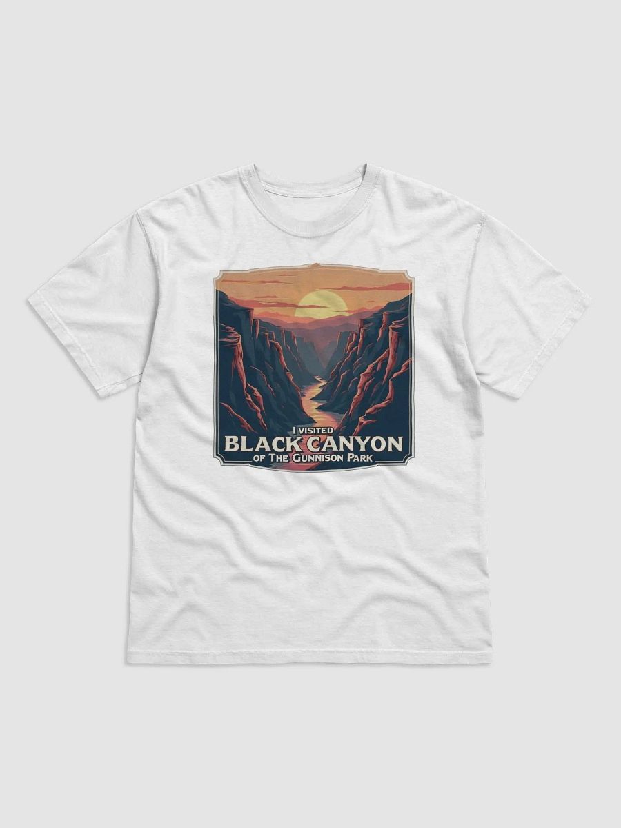 Black Canyon of the Gunnison National Park Retro Canyon Art – Colorado product image (1)