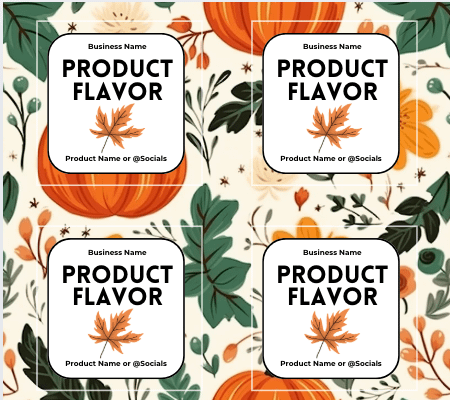 Pumpkin Patch Delight Label Template Bundle product image (5)