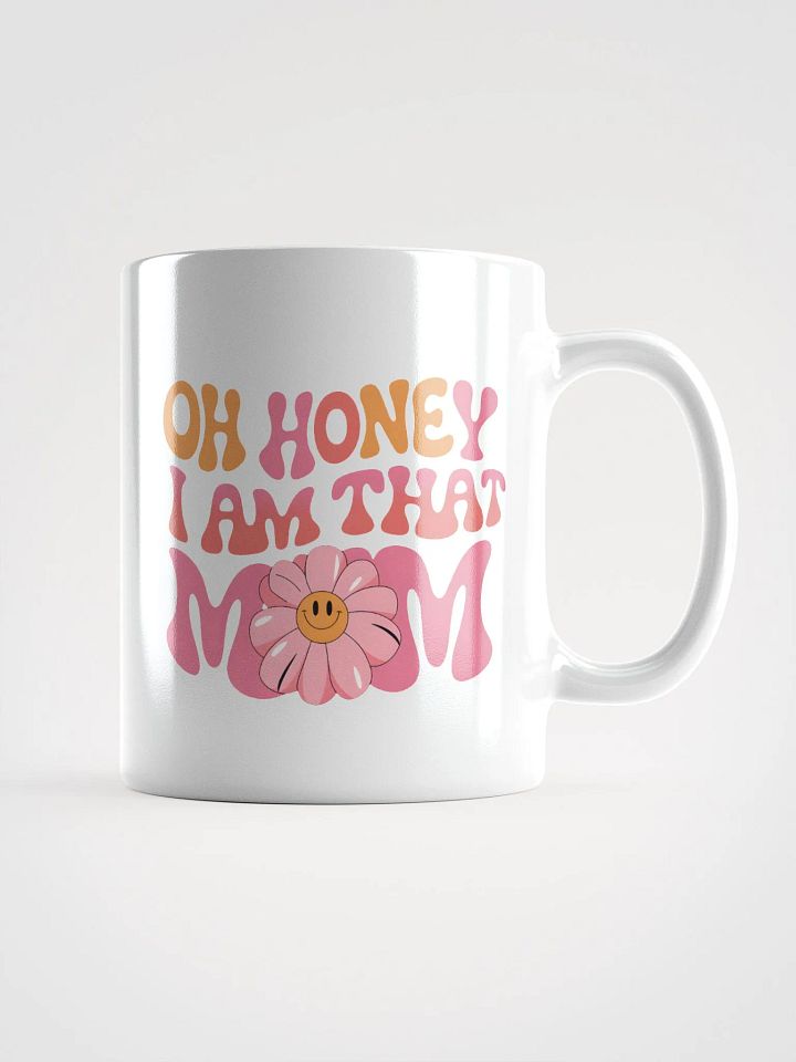 Retro Mom Smiley Flower Mug product image (3)