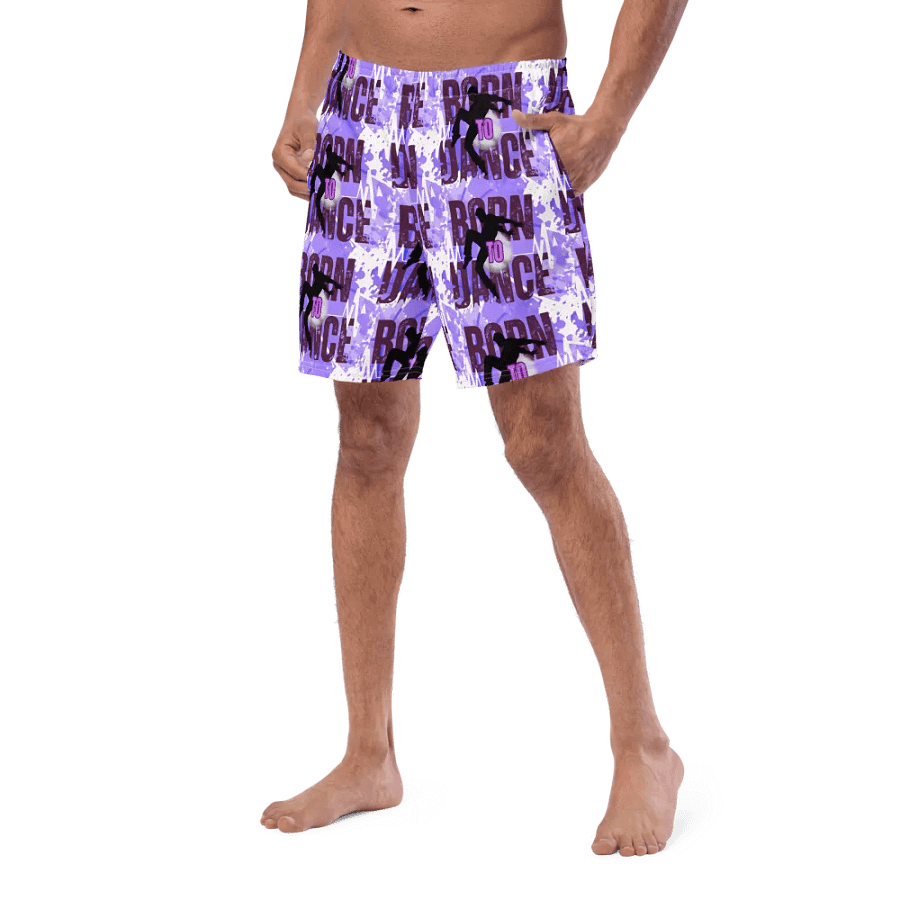 Born to Dance His Silhouette All-Over Swim Trunks product image (7)