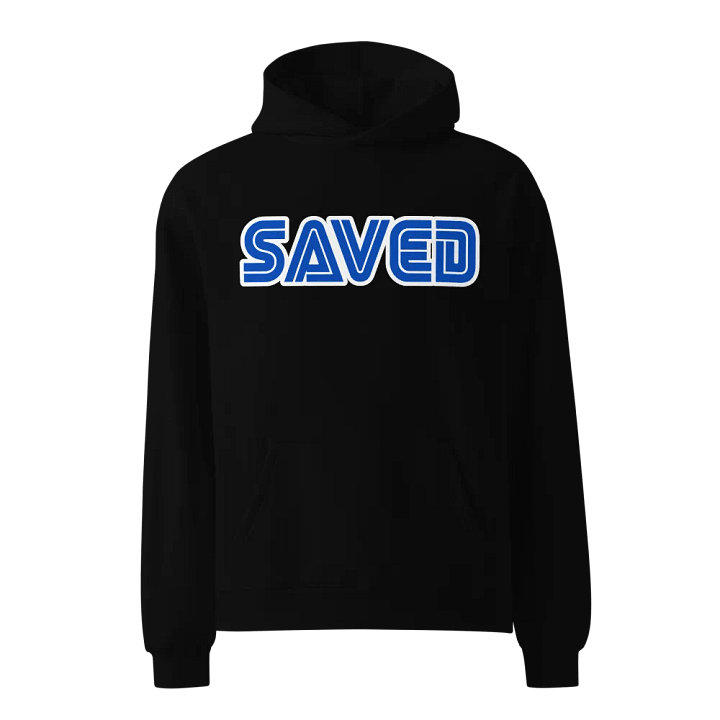 SAVED Blue Geometric Hoodie product image (1)