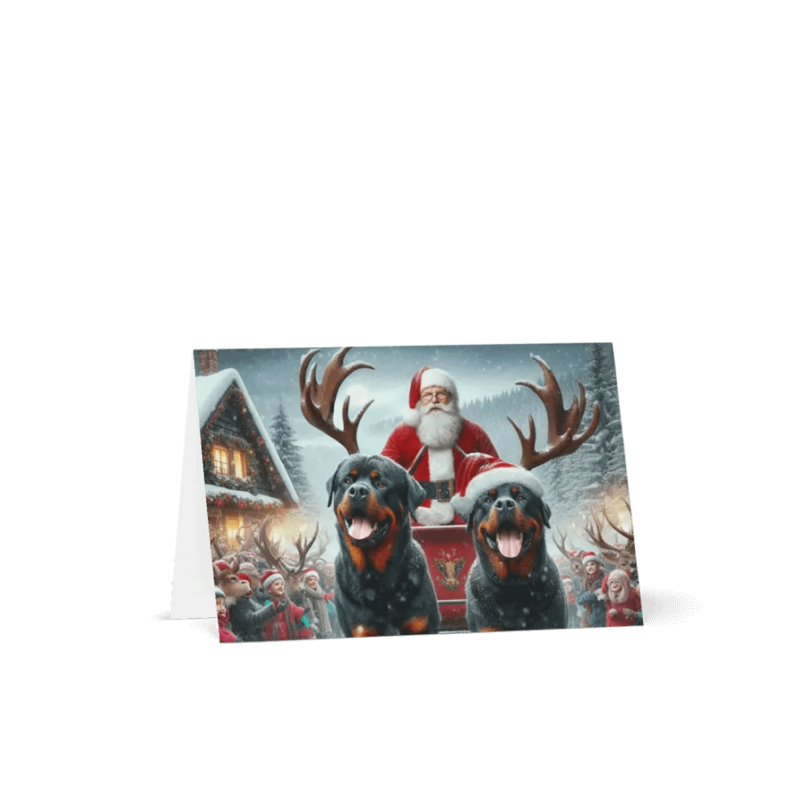 Rottweiler's Christmas Card product image (11)