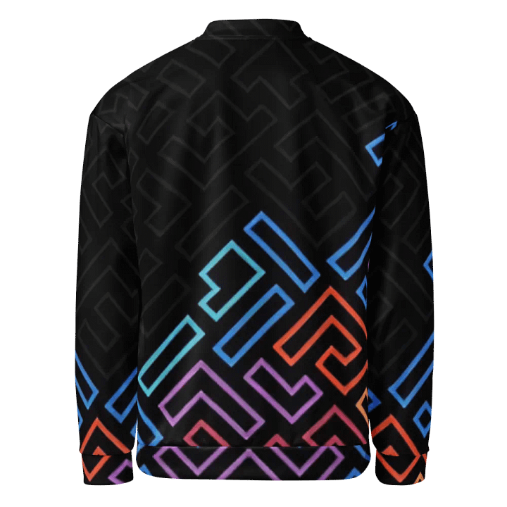 Neon Maze Bomber Jacket product image (2)