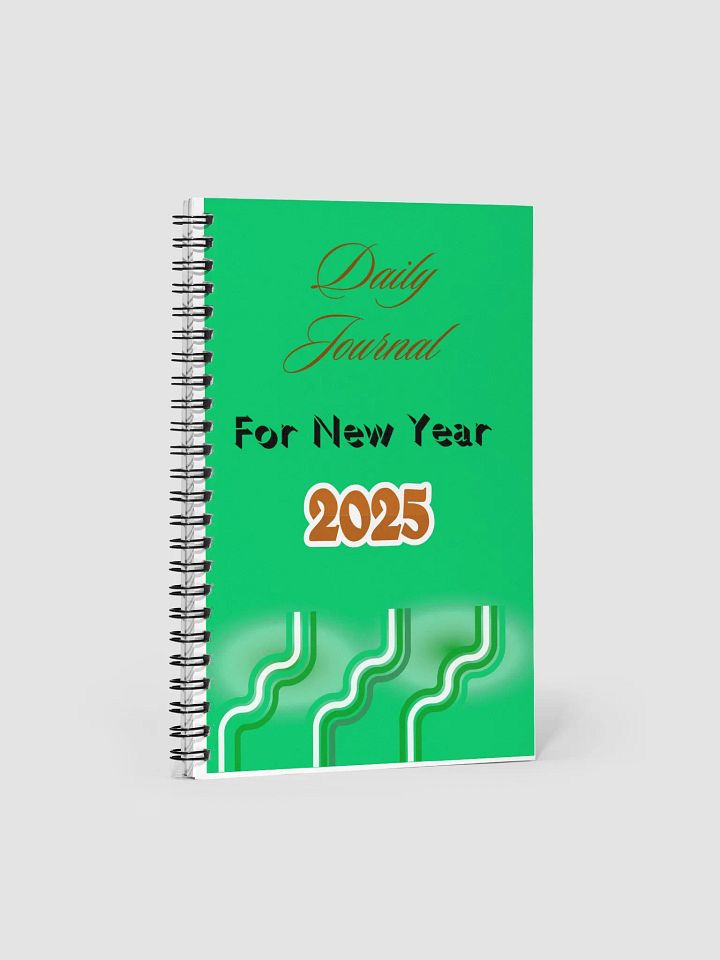 New Year 2025 Daily Journal Spiral Notebook product image (1)