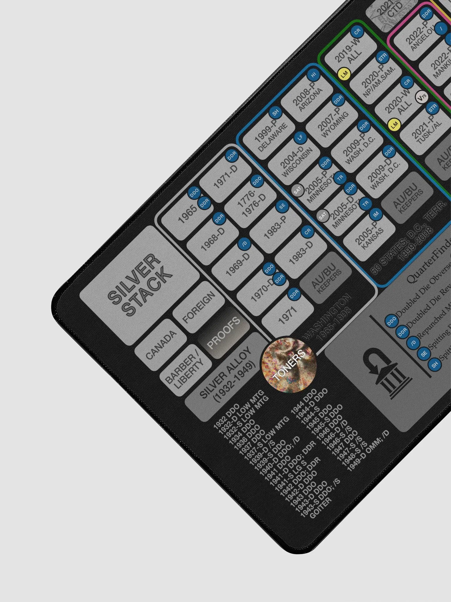 QuarterFinder Hunting Mat / 31.5” / Vivid Black Theme product image (2)