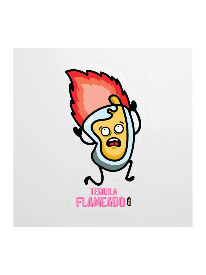 Tequila Flameado - Sticker (Kiss Cut) product image (1)