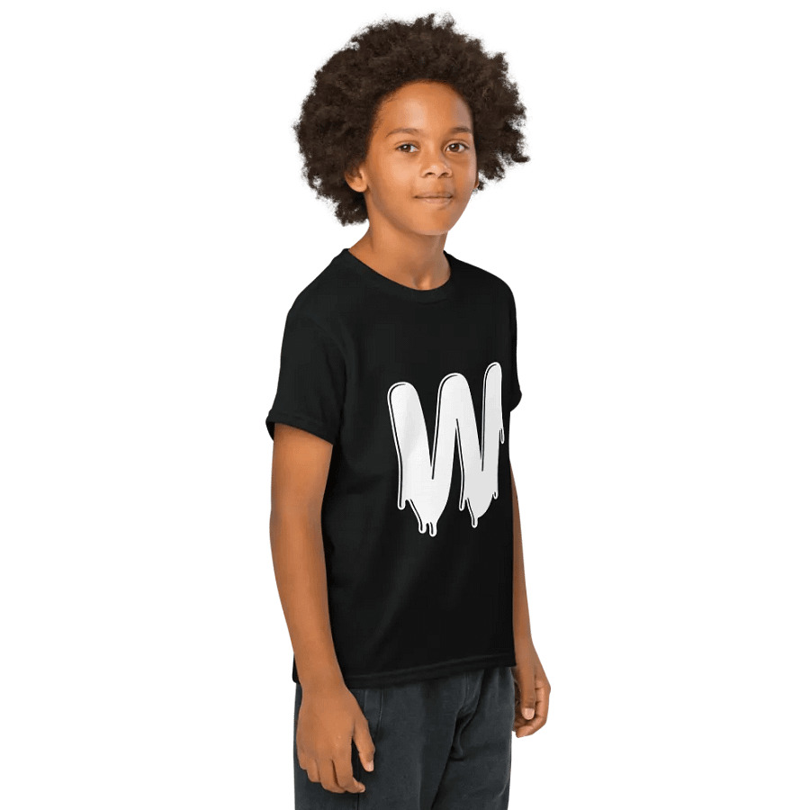 Melting Alphabet | Letter W | Youth Sports Tee product image (11)