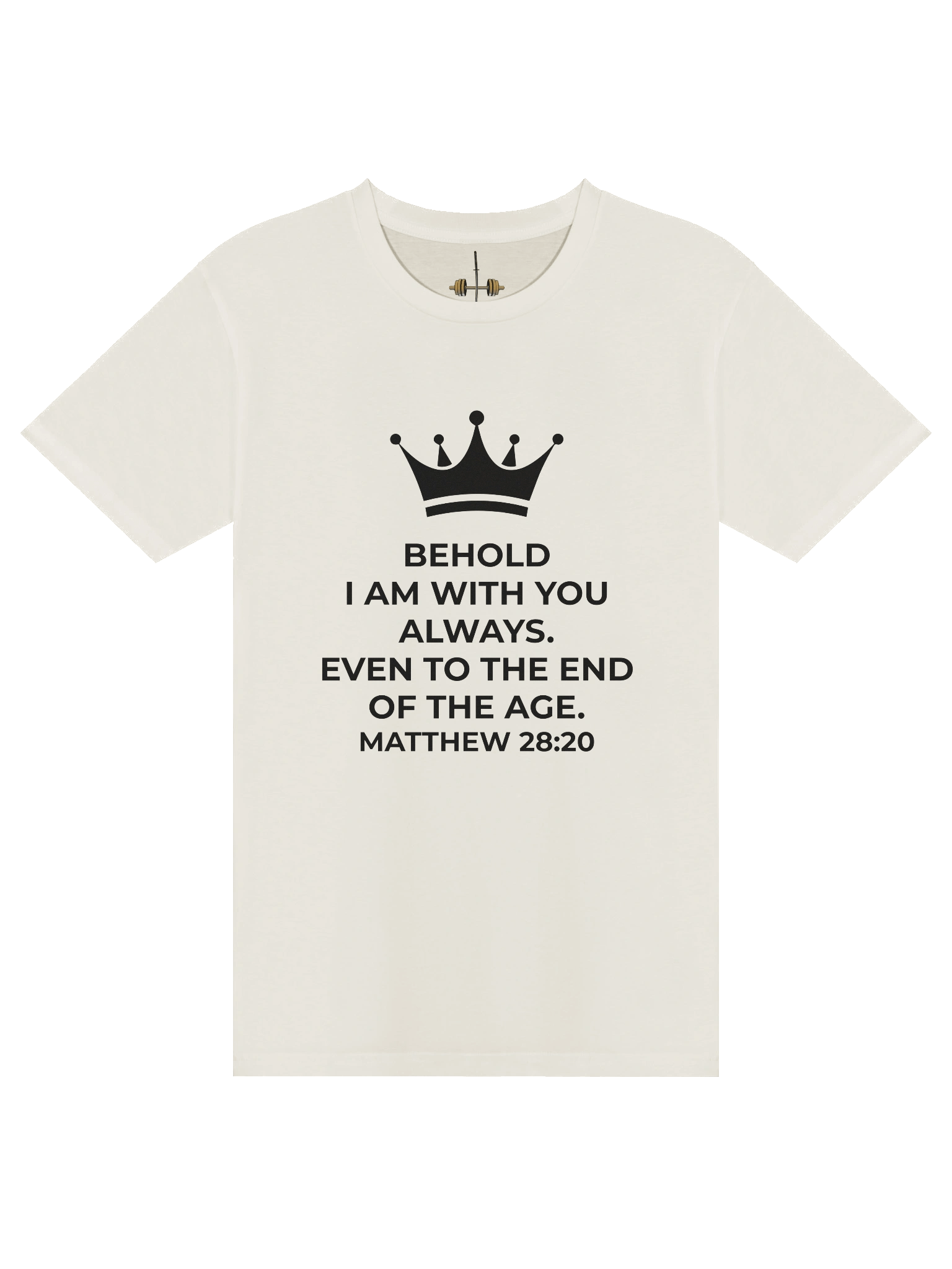 Matthew 28:20 Unisex Tee [Dark] product image (13)