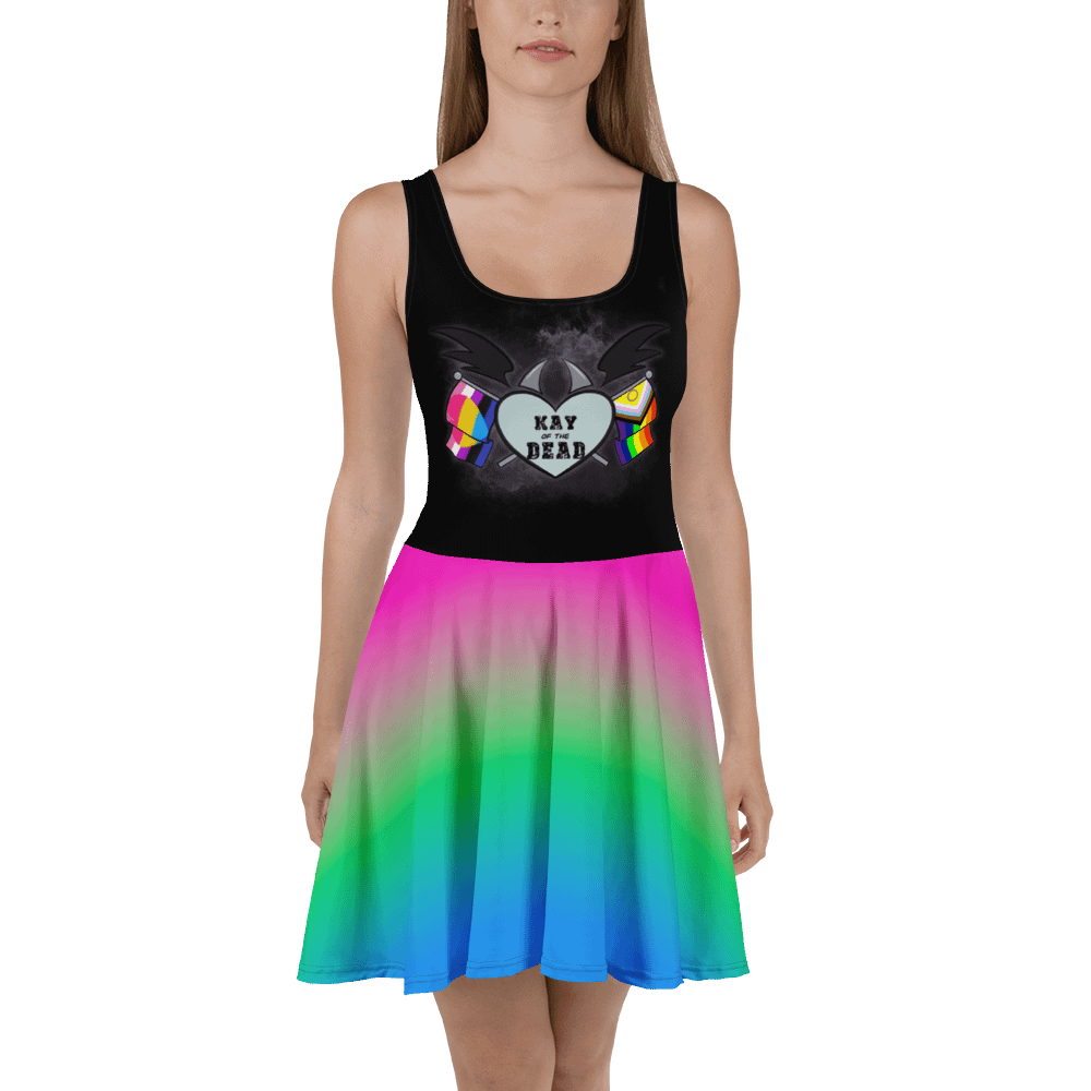 Kay_of_the_Dead Pride Logo Dress With Polysexual Pride Skirt product image (2)