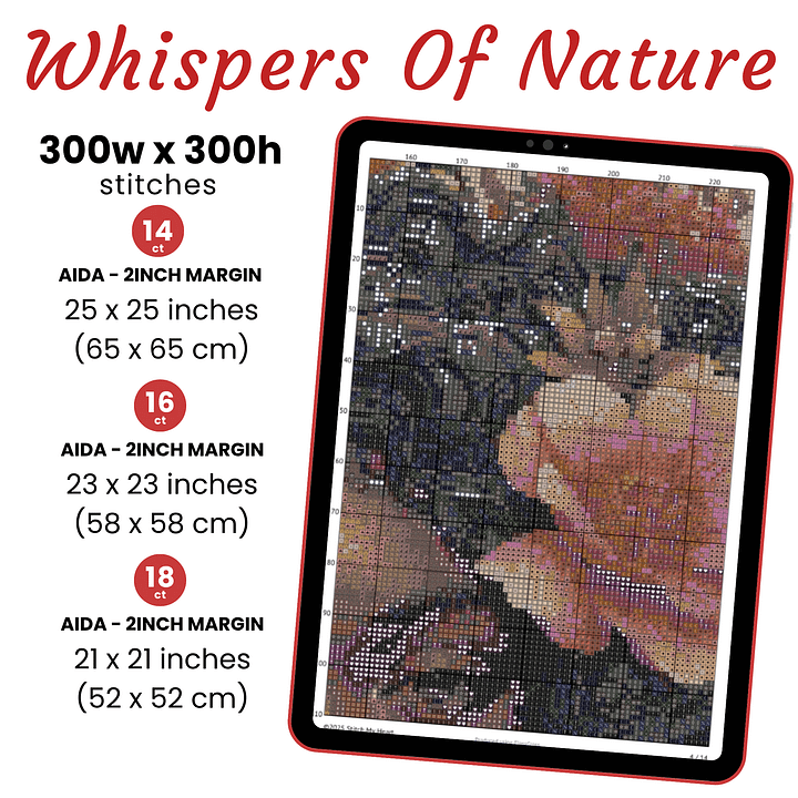 Whispers Of Nature Cross Stitch Pattern product image (2)