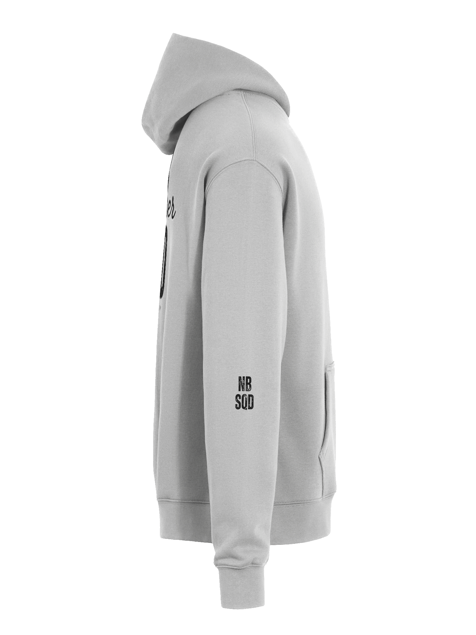 Official Noobsquad Black Unisex Light Grey/White Hoodie product image (8)