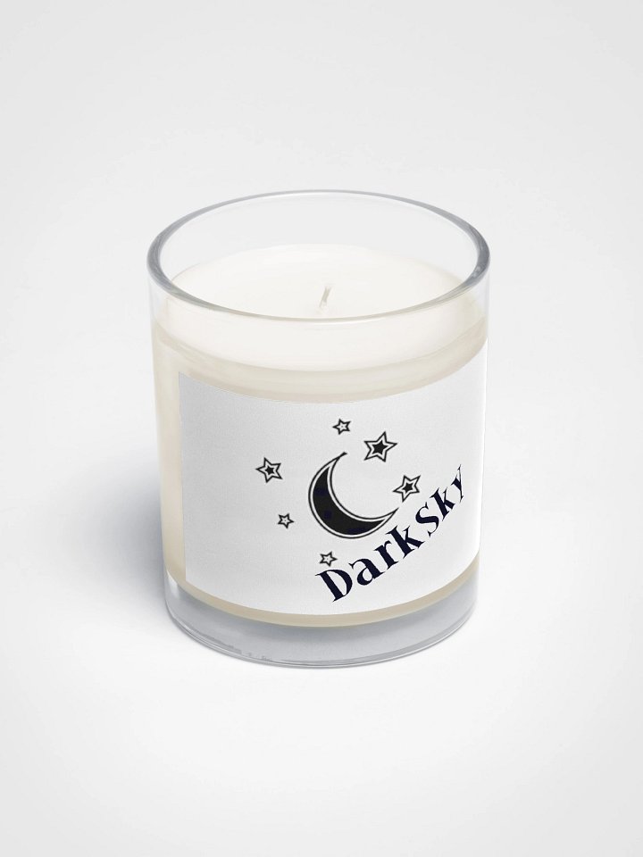 DarkSky Logo Soy Wax Candle (Black) product image (2)