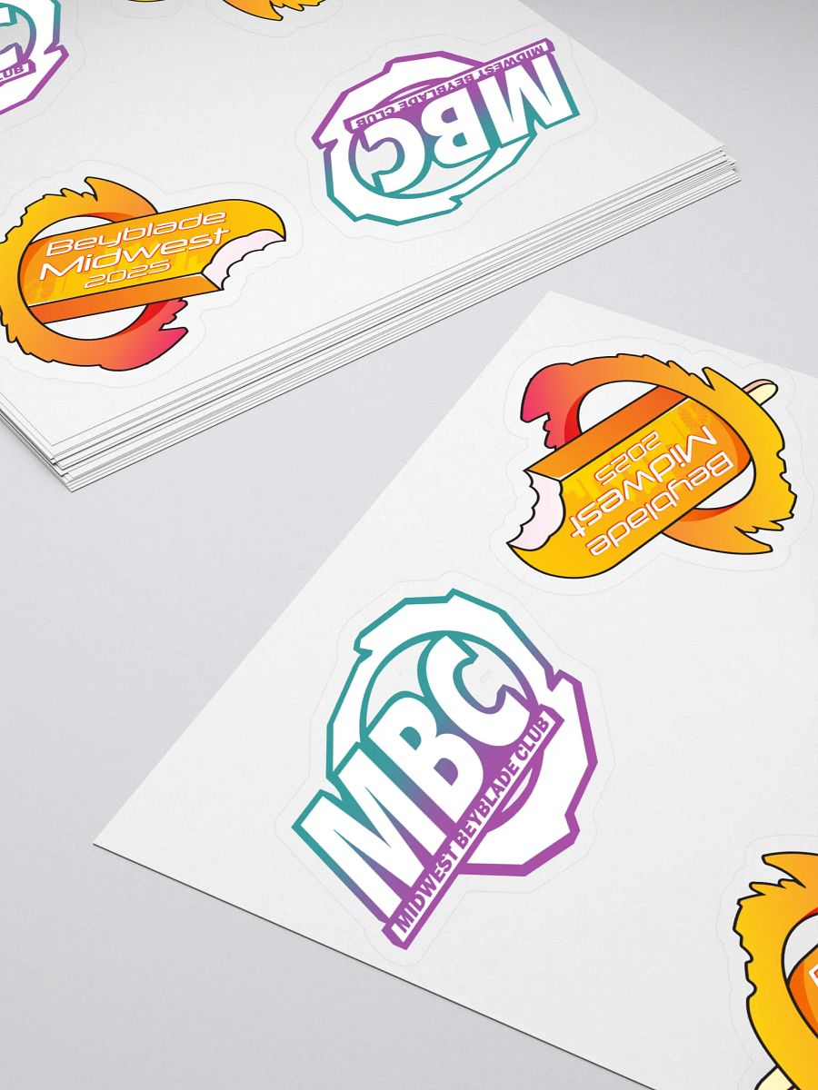 Midwest Beyblade Club Sticker Set product image (4)