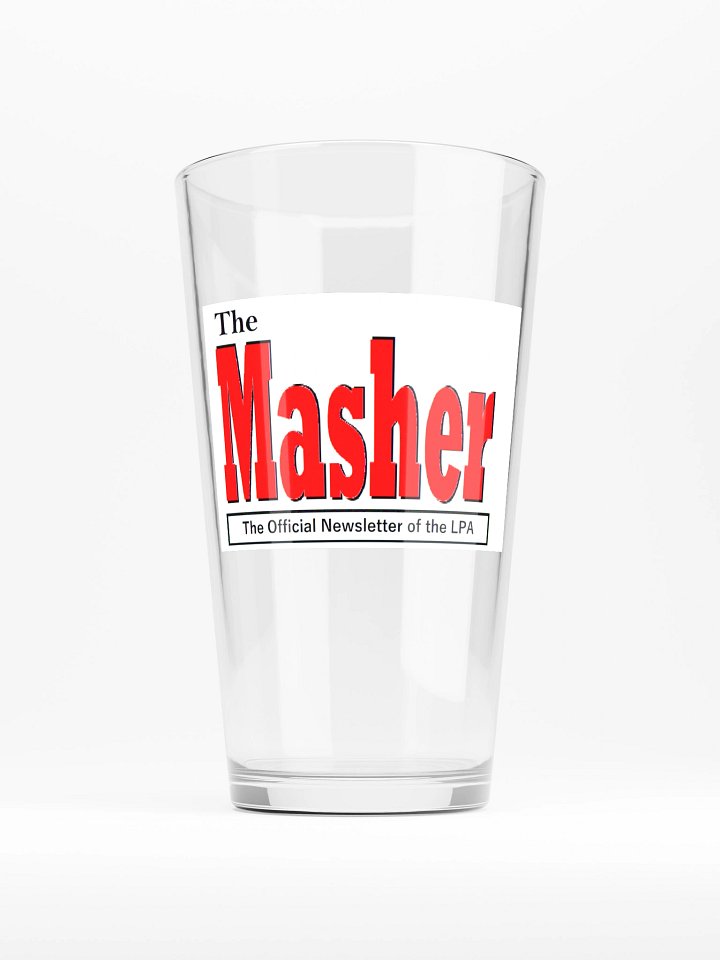 The Masher / LPA Pint Glass product image (1)