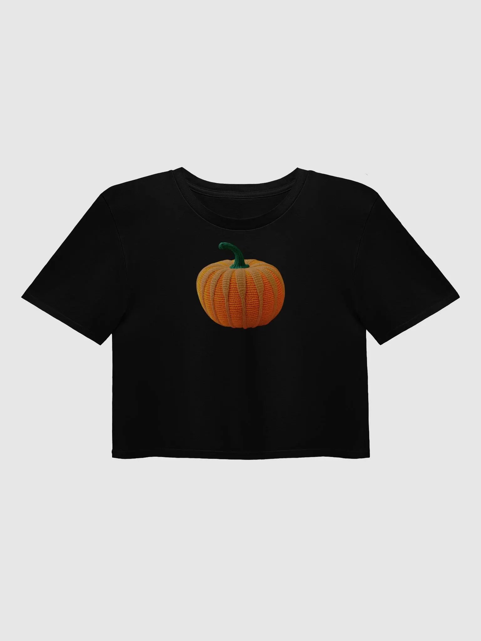 CozyAvocado Women's Premium Pumpkin Crop Top #2 product image (1)