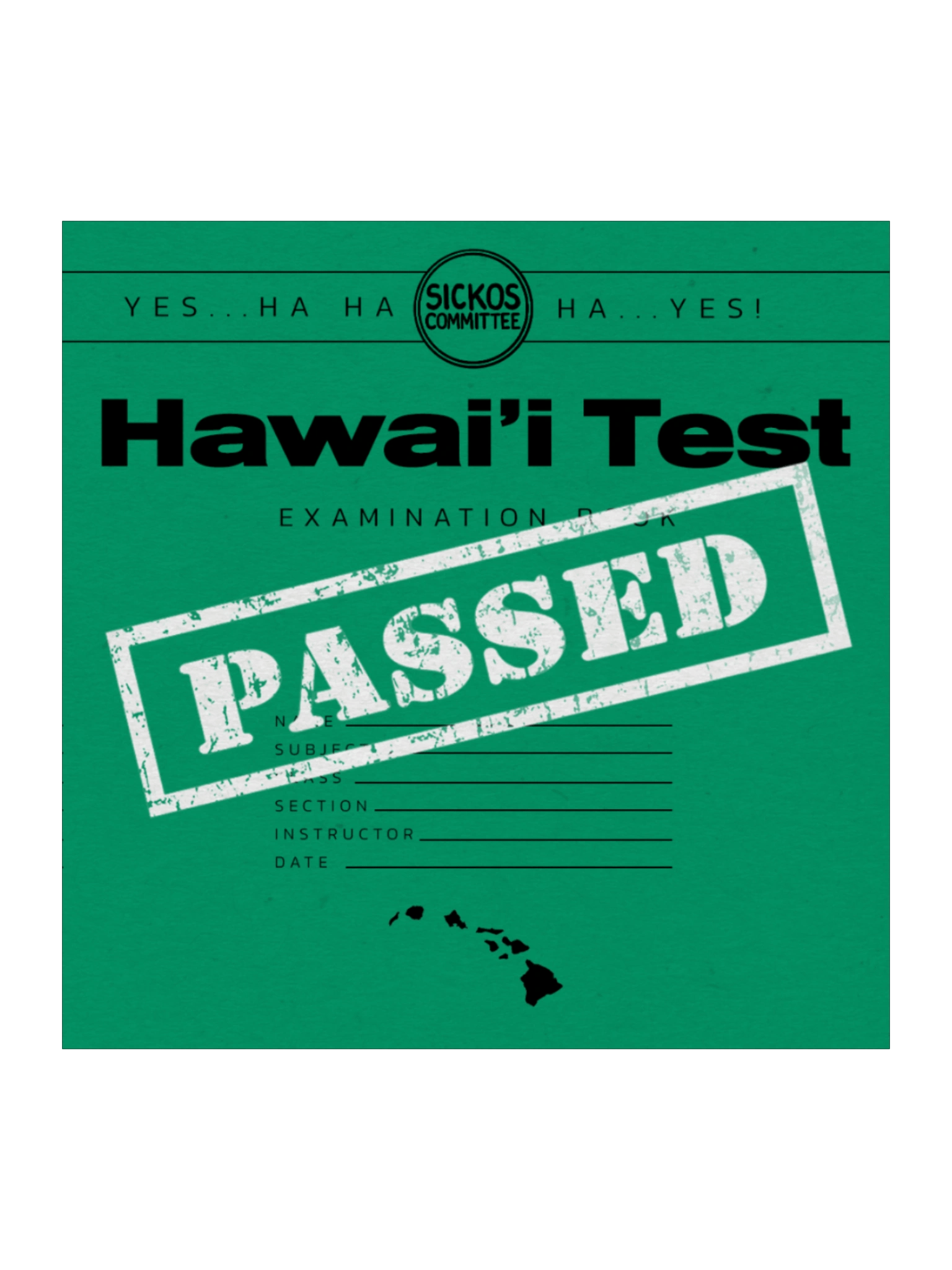 Hawai'i Test Sticker (New version) product image (1)