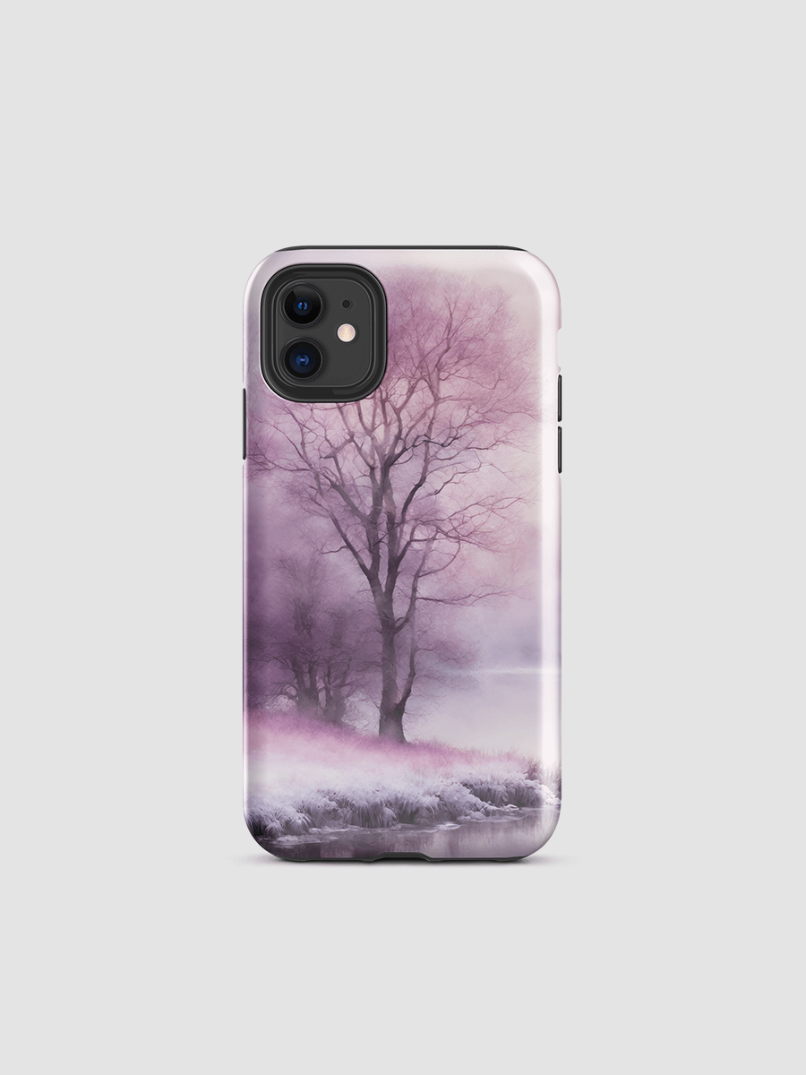 Pink Watercolour Winter Scene Tough iPhone Case product image (2)