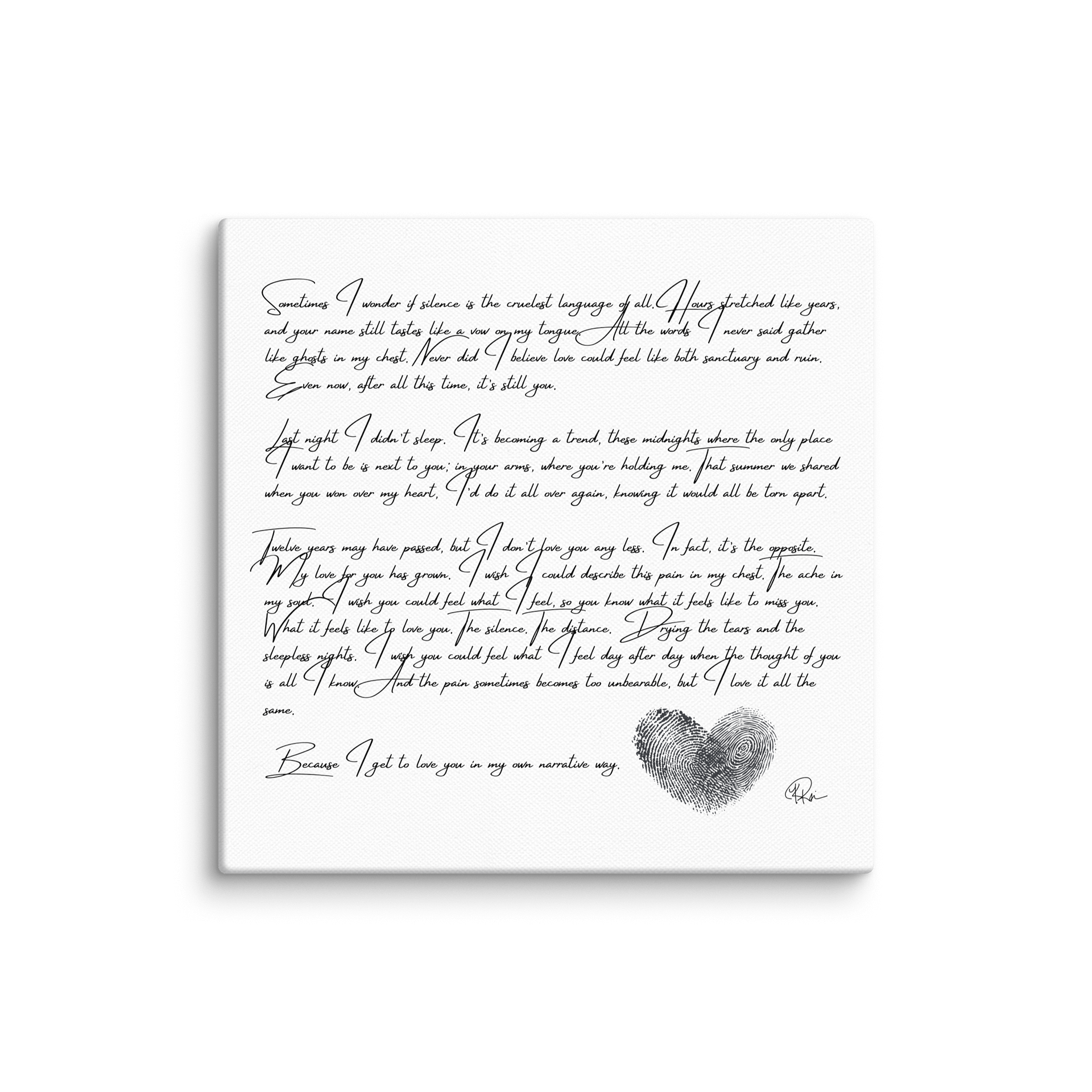 The Attic Letter Canvas Print product image (1)