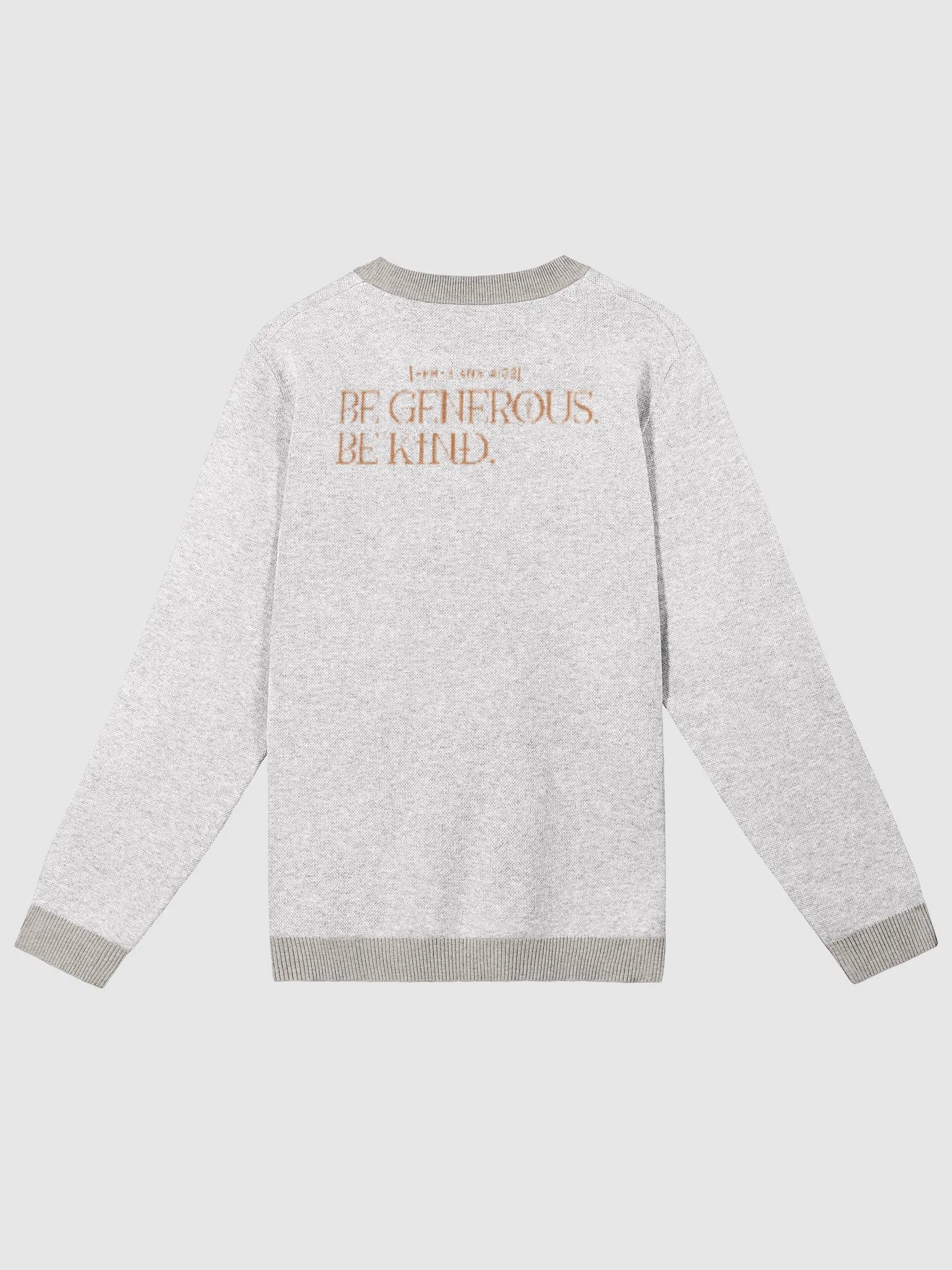 Be Kind Plaid Crewneck Sweater product image (7)