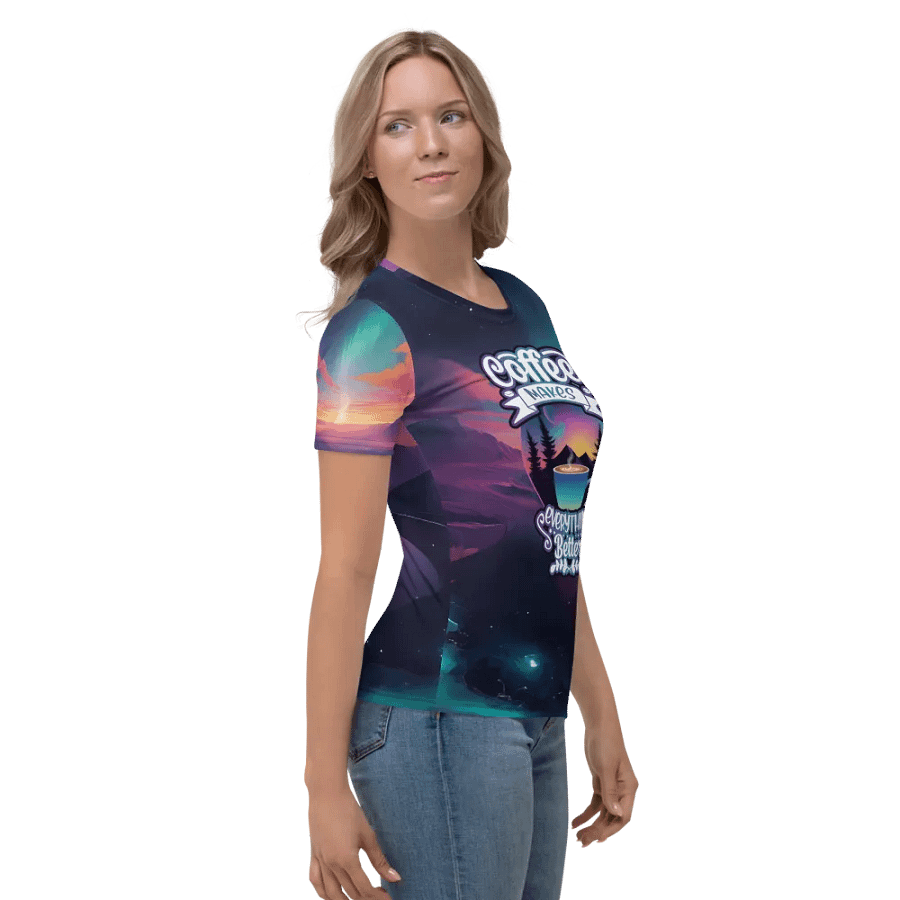 Coffee Makes Everything Better All Over Print T-shirt product image (3)