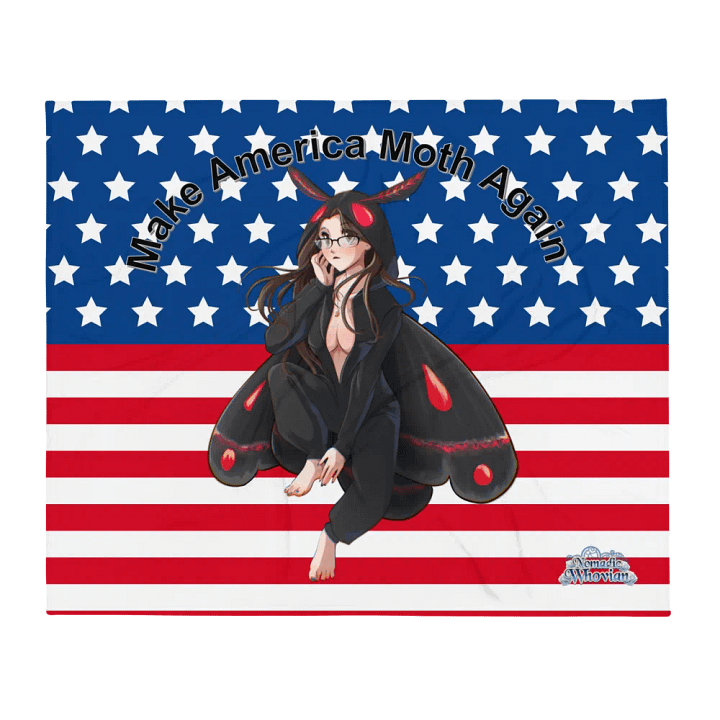Whovie Moth for President Blanket product image (1)