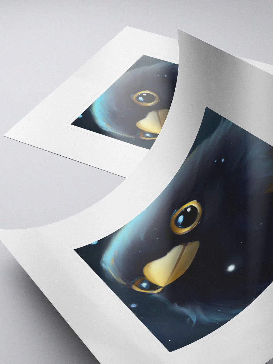 Cute Galactic Bird Omega Sticker product image (4)