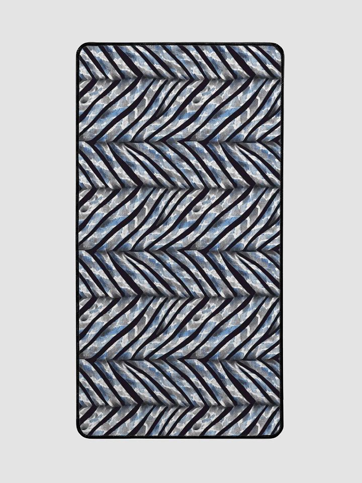 Blue Grey Snake Skin Desk Mat product image (2)