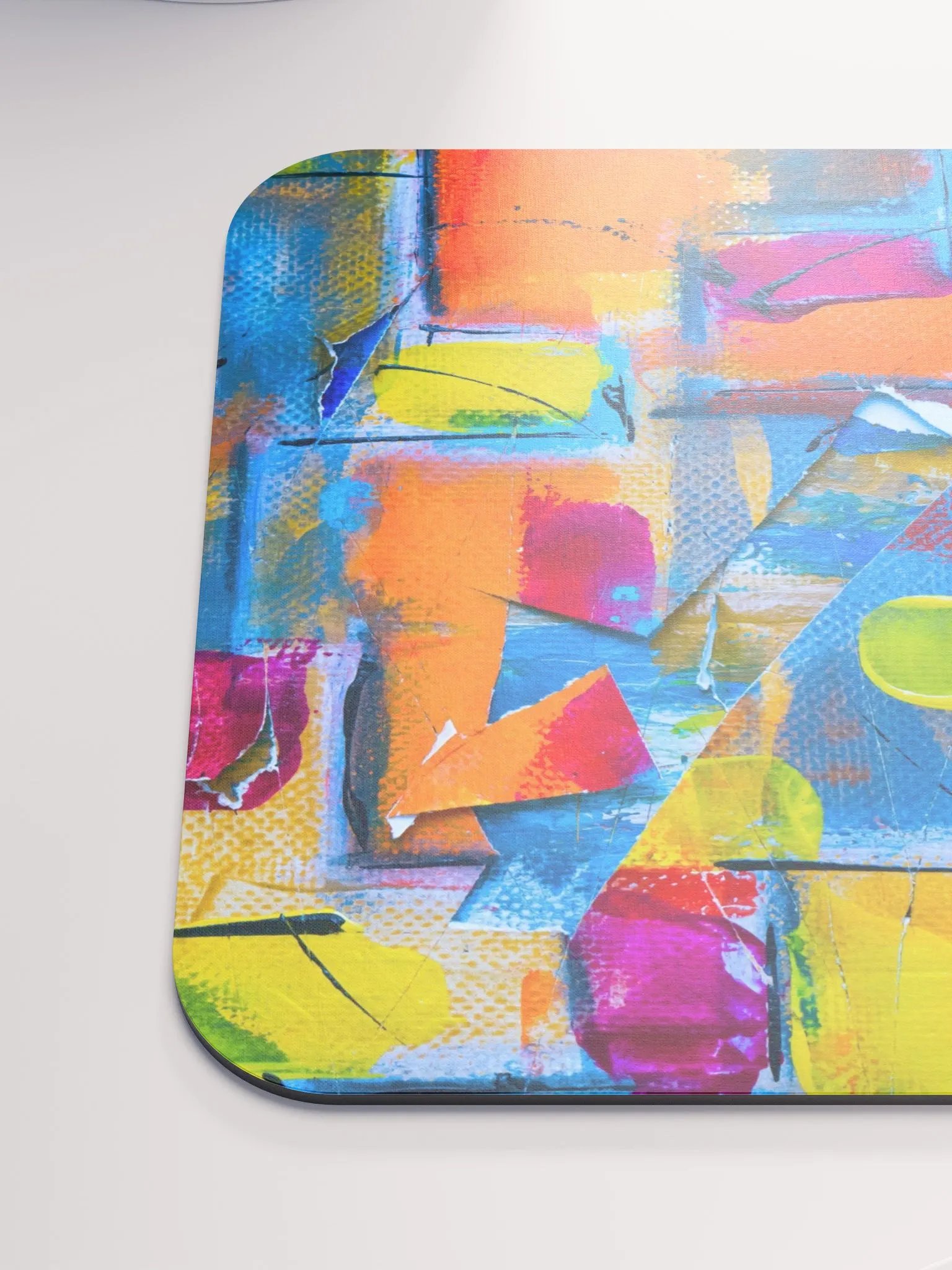 Vibrant Geometric Mouse Pad – Stylish, Smooth & Comfortable Desk Accessory product image (6)