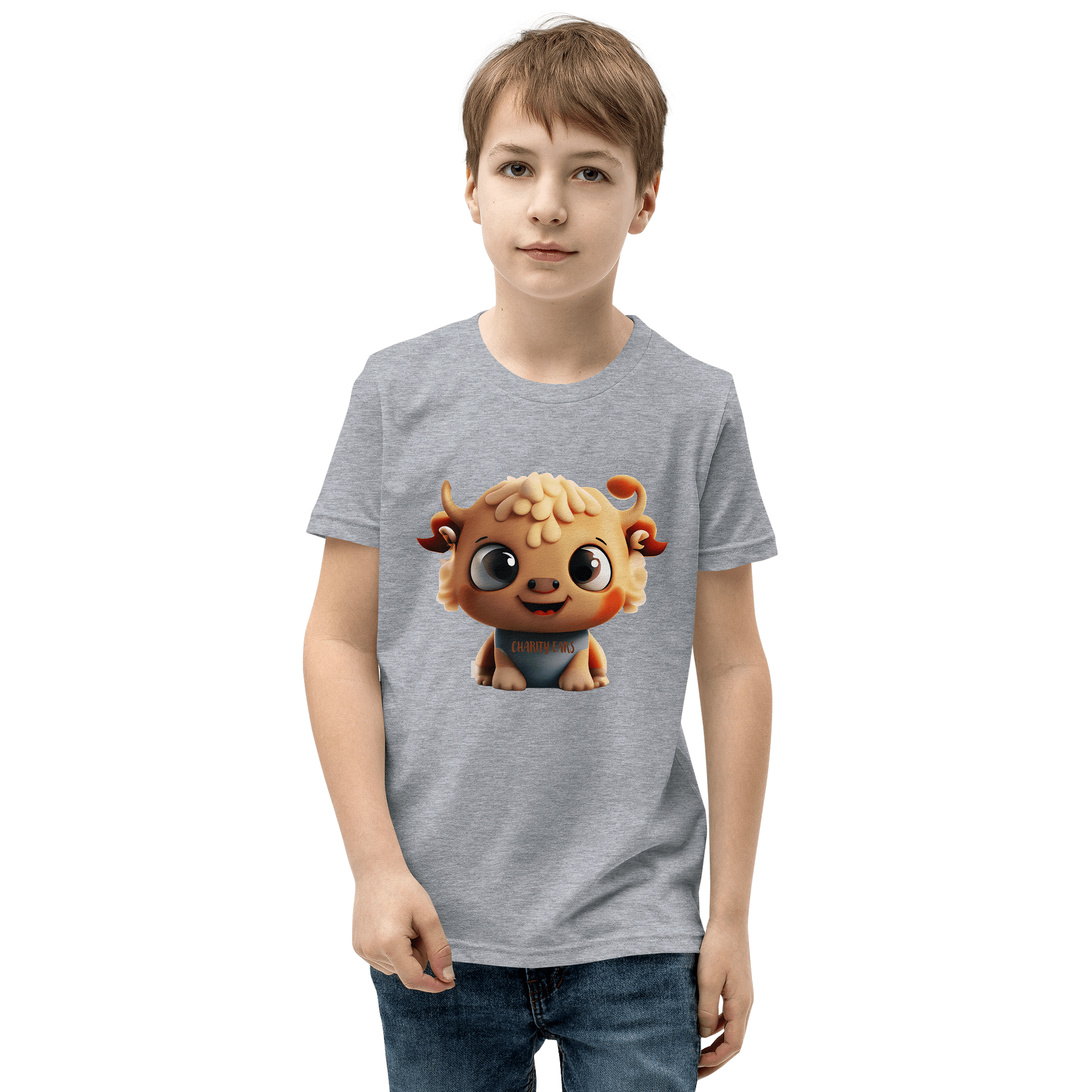 Charity Ears Bella Youth Short Sleeve Cotton T-Shirt product image (1)