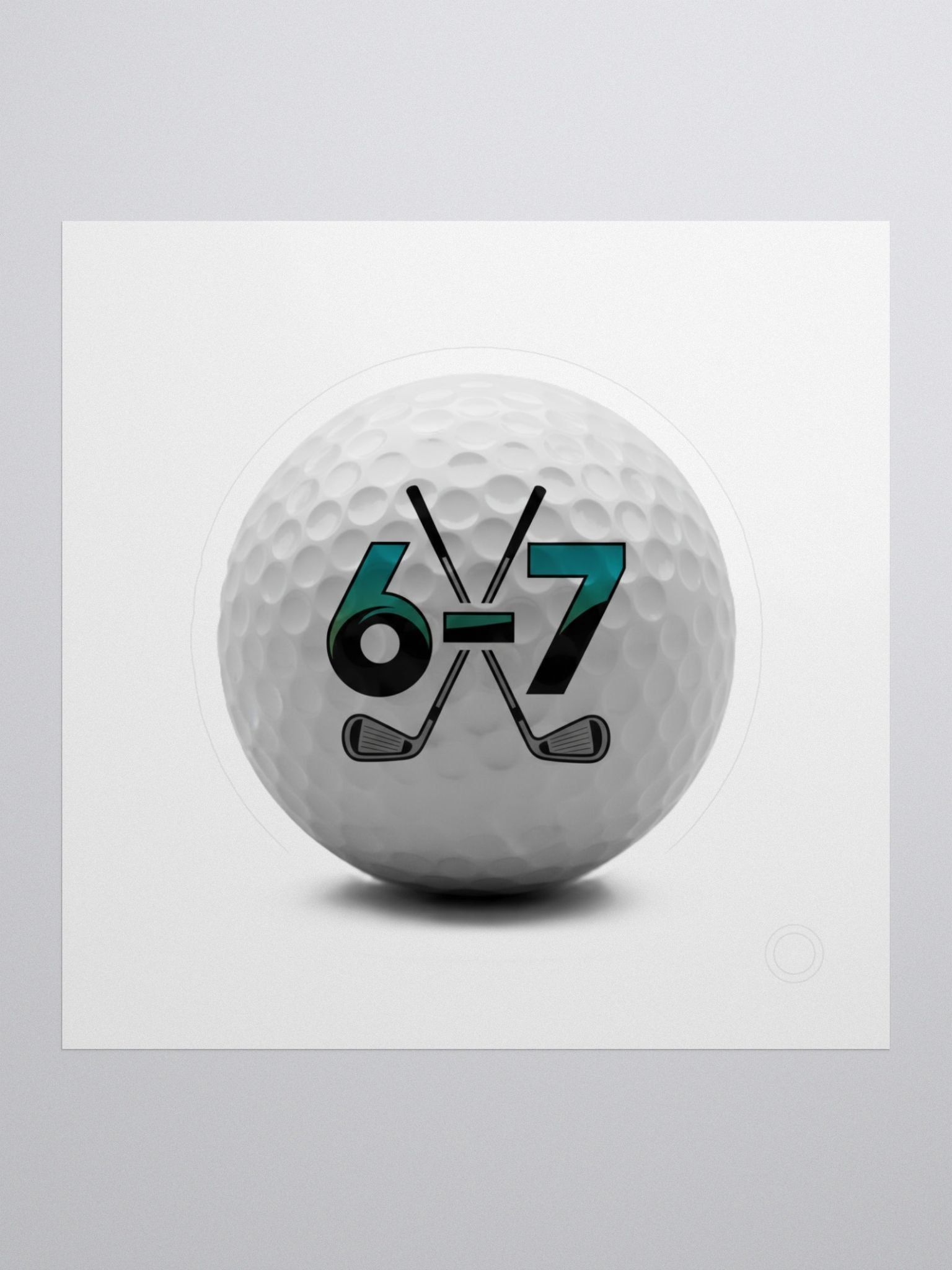 6-7 Golf drip sticker product image (1)