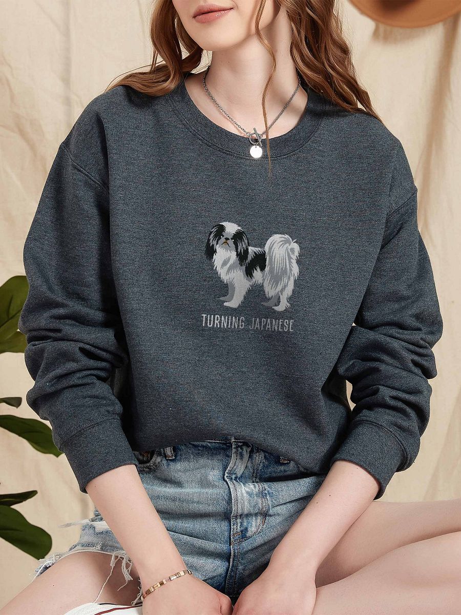 Turning Japanese Sweatshirt (Embroidered) of a Japanese Chin product image (2)