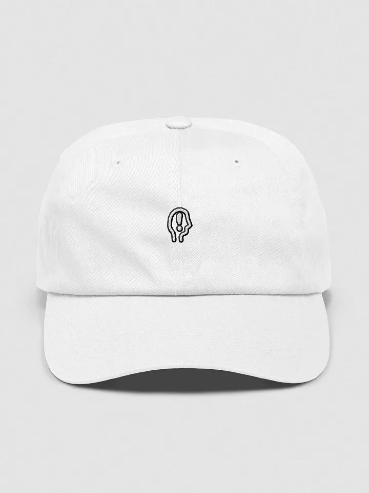 EXCLAIMING MENTALLY (sm. bubble design 2) embroidered classic dad hat product image (1)