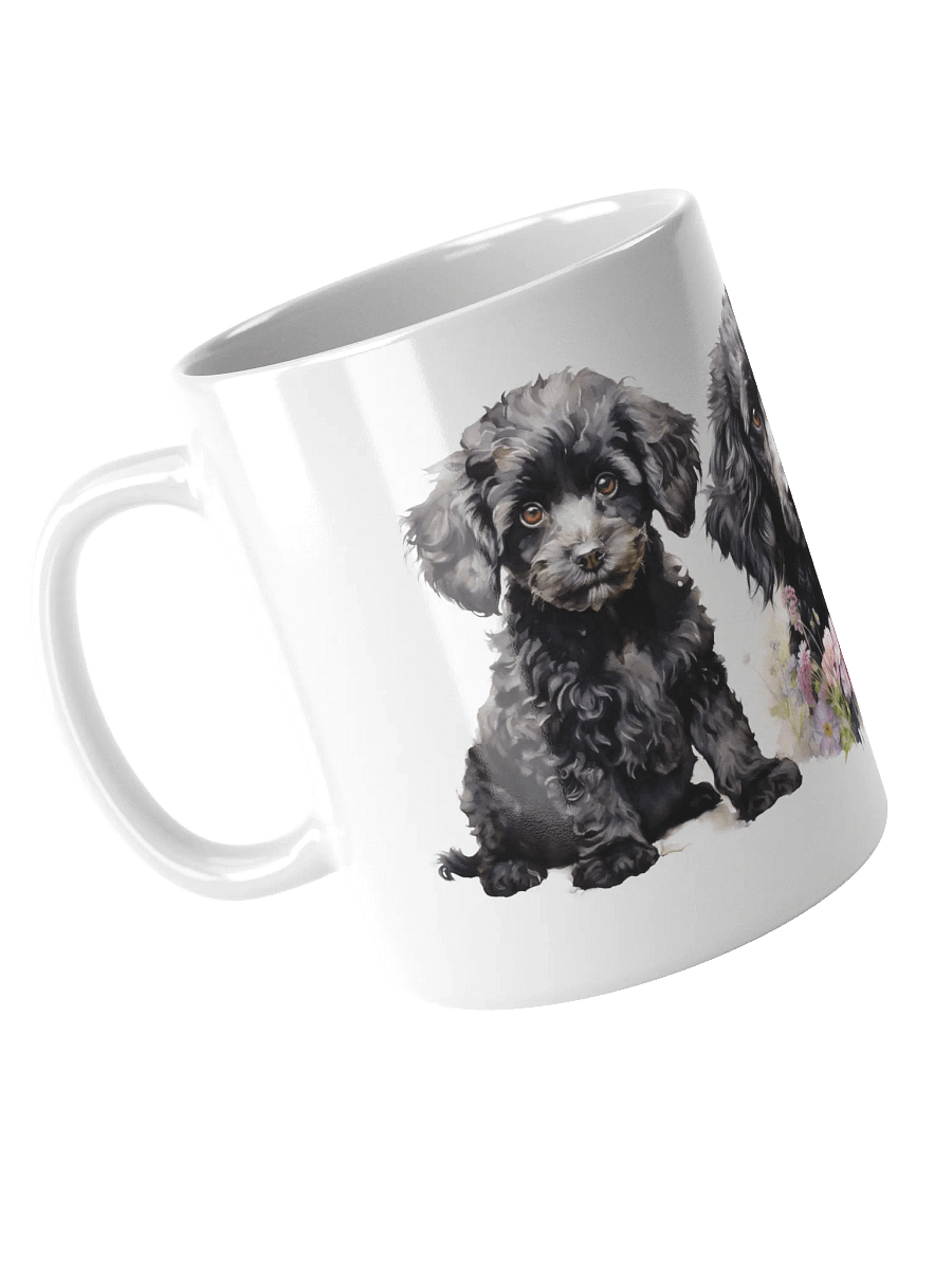 Black Poodle Puppy Paradise Mug product image (5)