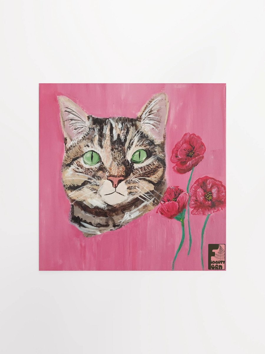 "Poppy the Cat" Poster Print product image (1)