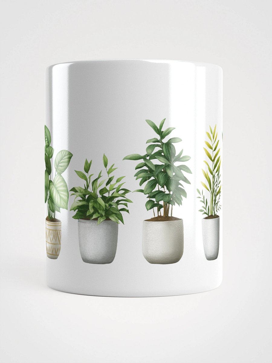 Plant Line Art Botanical Coffee Mug (White) product image (3)