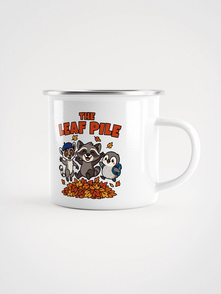 The Leaf Pile - Enamel Mug product image (1)