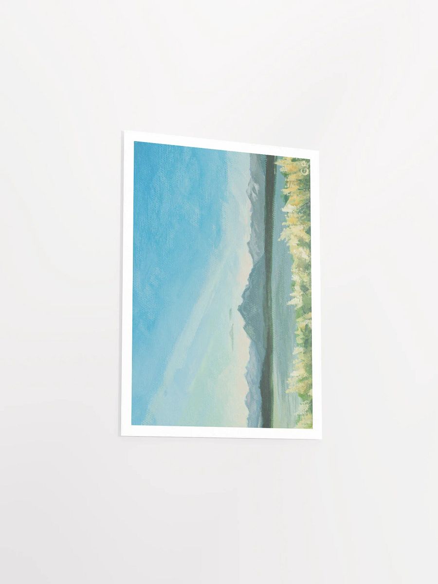 Mountain View Across the Lake - Art Print product image (4)