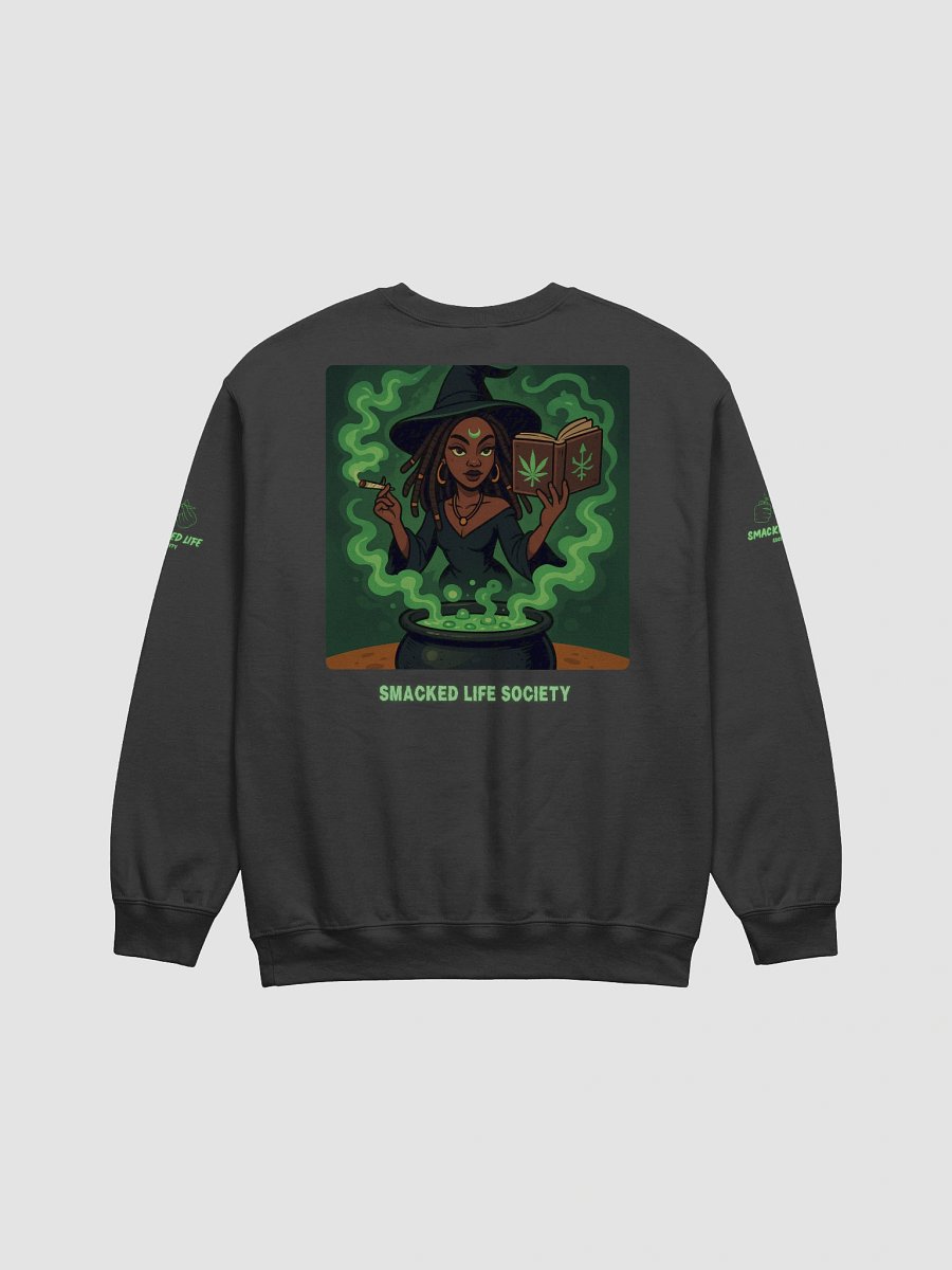 “Smacked on Hexes” – Fall Stoner Witch Sweatshirt product image (14)