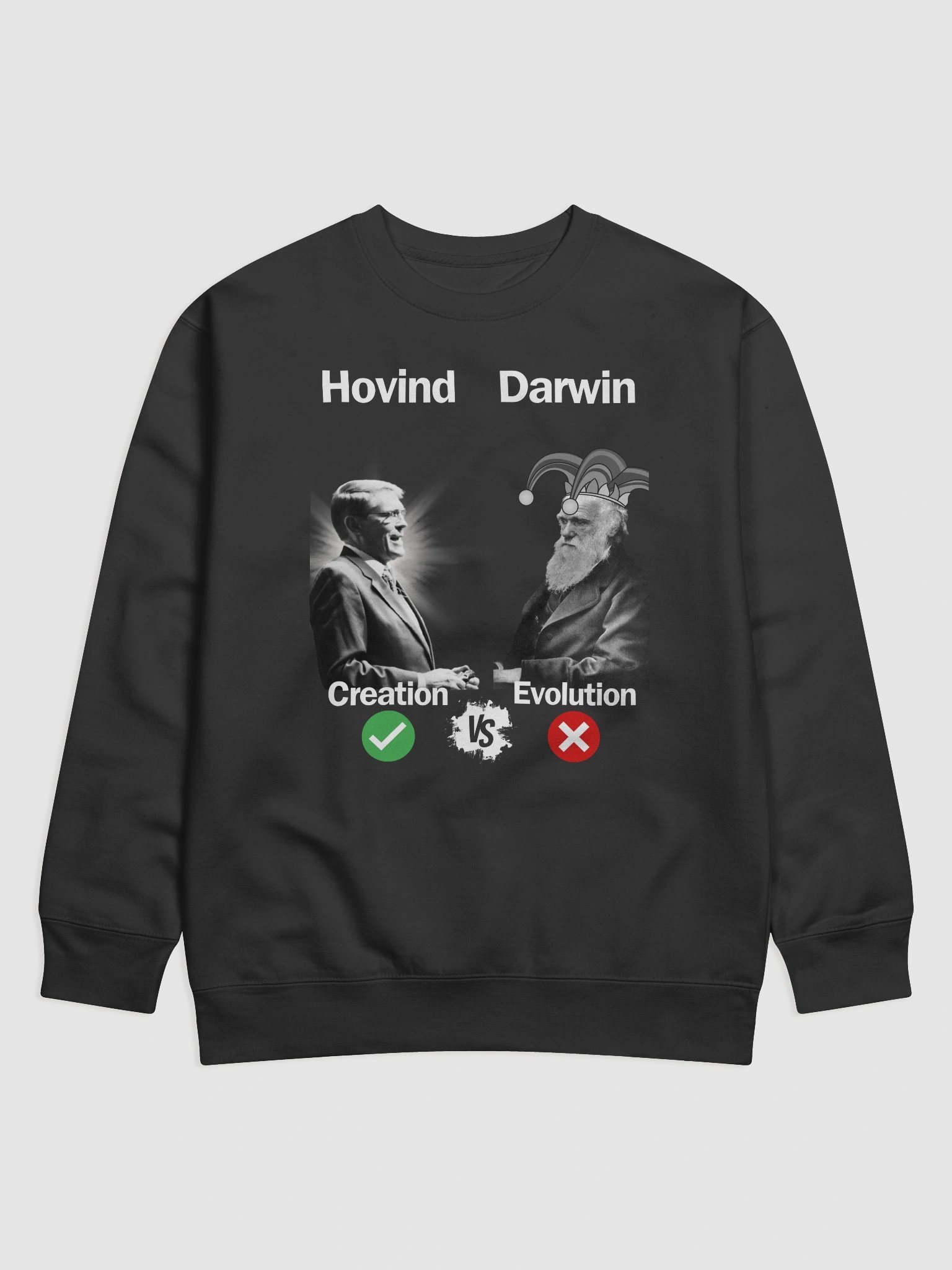 Hovind VS Darwin sweater product image (1)