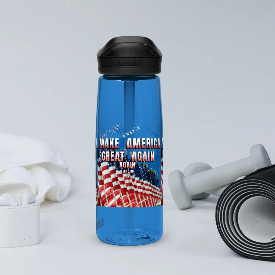 Patriotic MAGA Sports Water Bottle sportsman and woman product image (12)