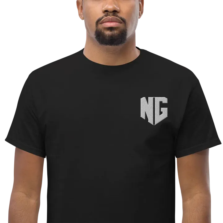 N.E.W. Gaming Shirt - White Logo (Embroidered) product image (2)