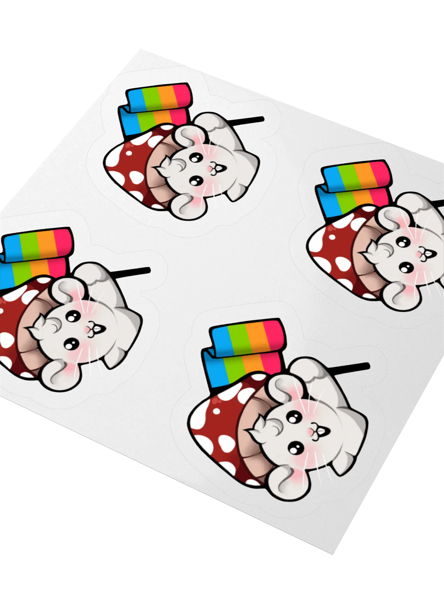 Panromantic Pride Flag Stickers product image (3)