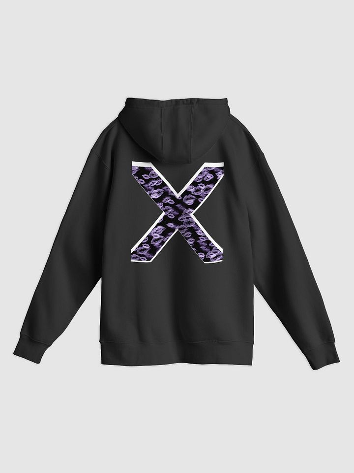 Black X Lilac Lipstick Kisses Hoodie product image (9)