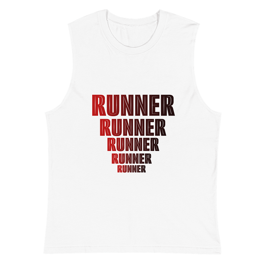 Layered Red Runner Muscle Tank product image (7)