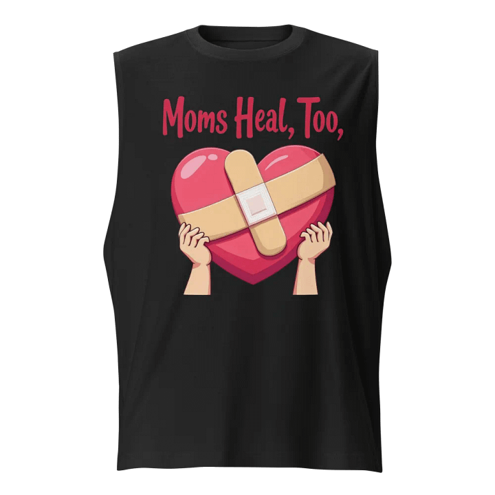 Moms Heal, Too Heart Muscle Tank product image (1)