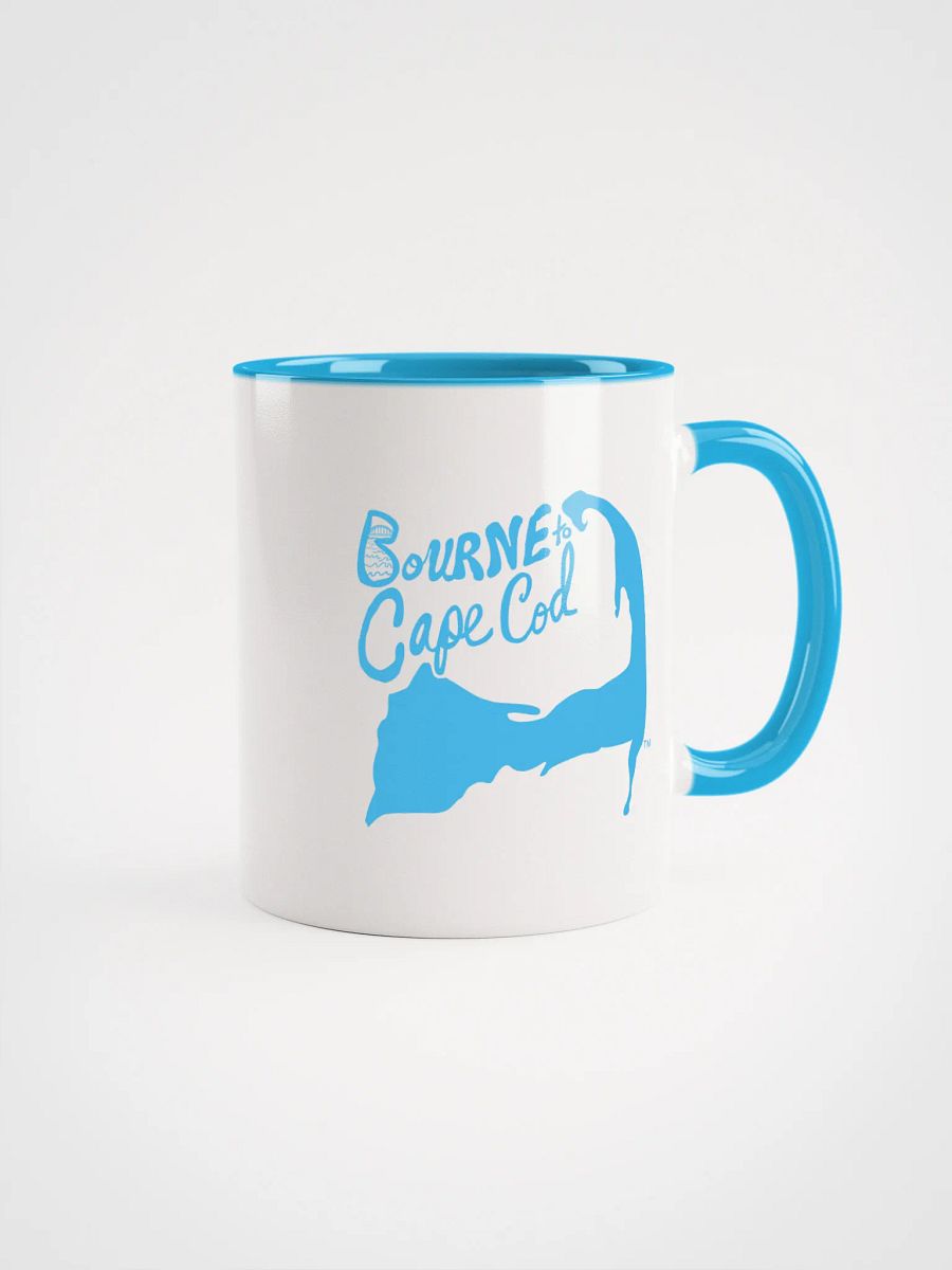 Blue Logo | BOURNE to Cape Cod™ | Ceramic Mug | Coastal Coffee Vibes in 11oz & 15oz product image (1)