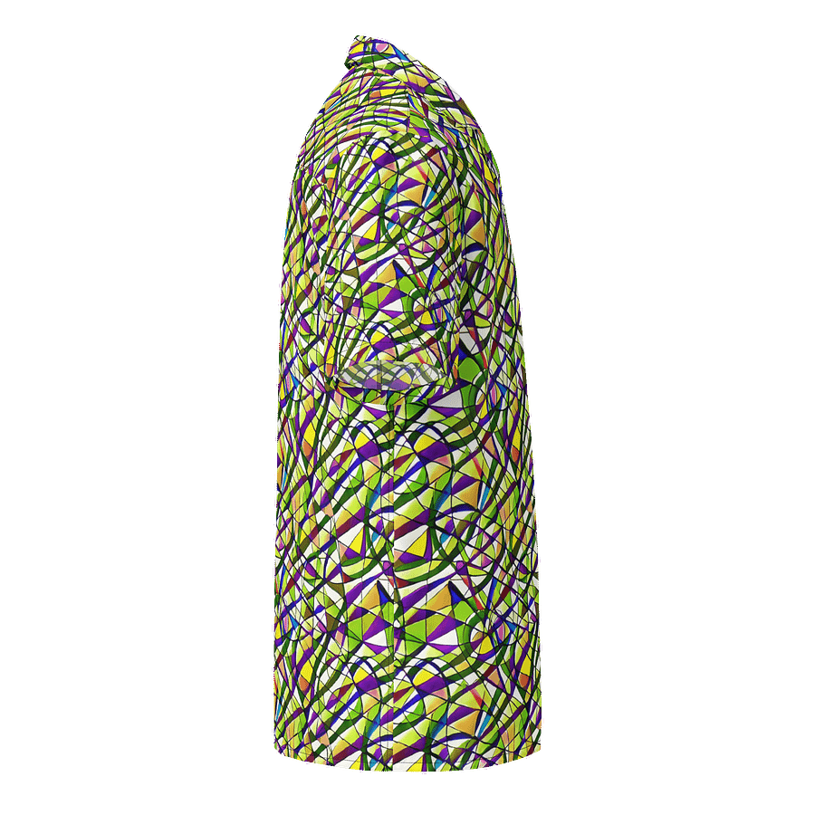 Stained Glass Pattern Hawaiian Shirt product image (4)