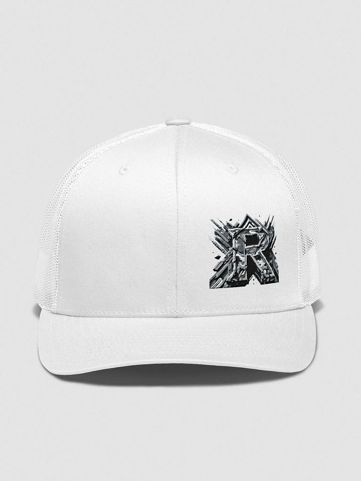 Retro Industrial Letter R Trucker Hat product image (1)