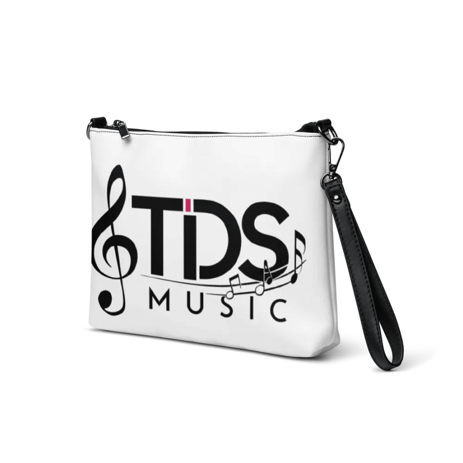 TDS Music All-Over Print Crossbody Bag - White with Musical Design product image (2)