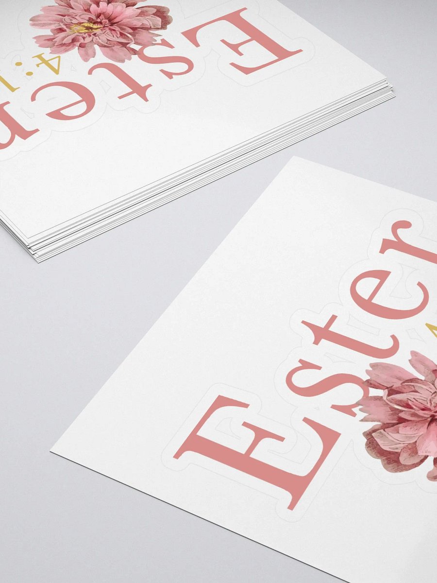 Elegant Ester 4:14 Floral Stickers product image (4)